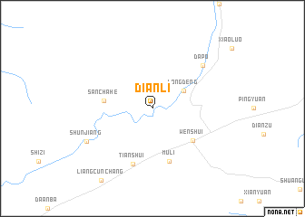 map of Dianli