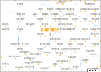 map of Dianoubé