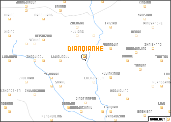 map of Dianqianhe