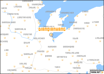 map of Dianqianwang
