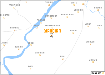 map of Dianqian