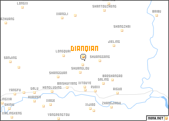 map of Dianqian