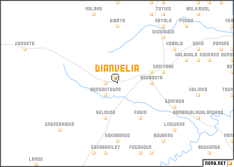 map of Dianvélia