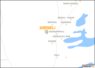 map of Dianwéli