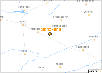 map of Dianzhang