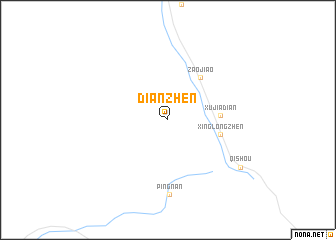 map of Dianzhen