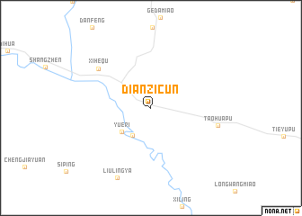 map of Dianzicun