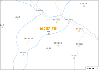 map of Dianzitou