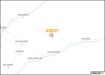 map of Dianzi
