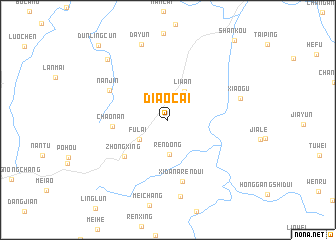 map of Diaocai