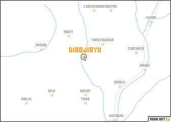 map of Diaojiayu