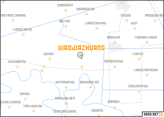 map of Diaojiazhuang