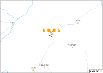 map of Diaojing