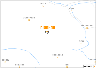 map of Diaokou