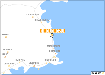 map of Diaolongzui