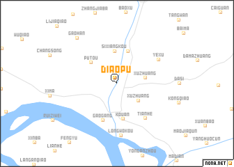 map of Diaopu