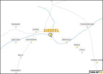 map of Diaorel