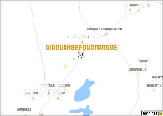 map of Diaouambé Fournangué