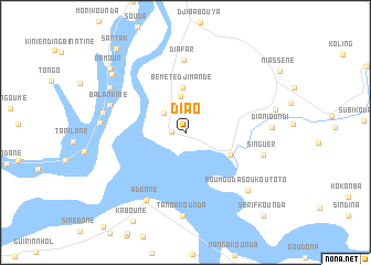 map of Diao