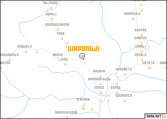 map of Diapondji