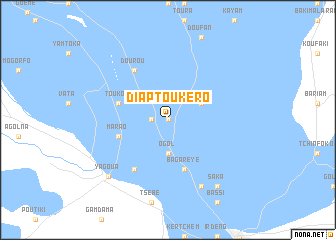 map of Diaptoukero