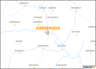 map of Diarabakoko