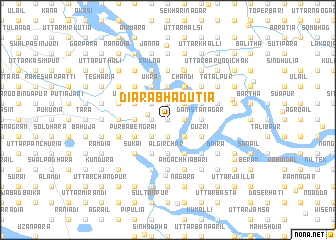 map of Diāra Bhādutia