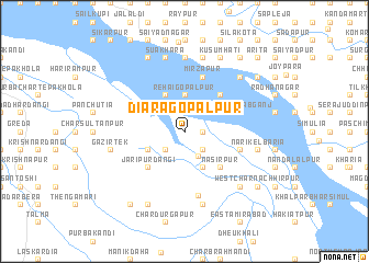 map of Diāra Gopālpur