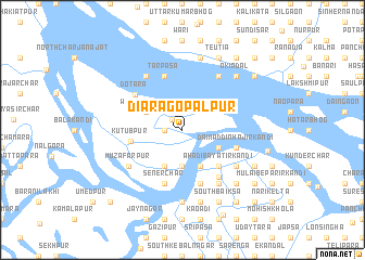 map of Diara Gopālpur