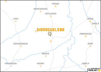 map of Diaraguéléba