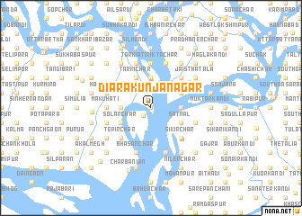 map of Diāra Kunjanagar