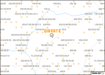 map of Diaraté