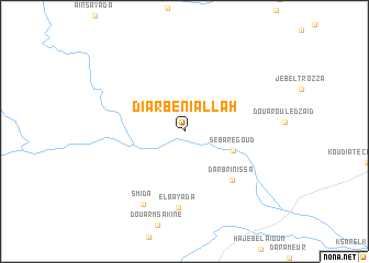 map of Diar Beni Allah