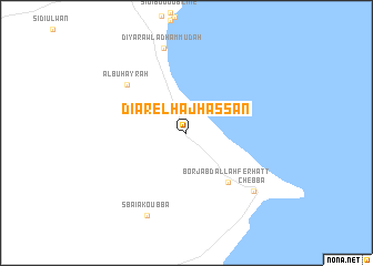 map of Diar el Haj Hassan