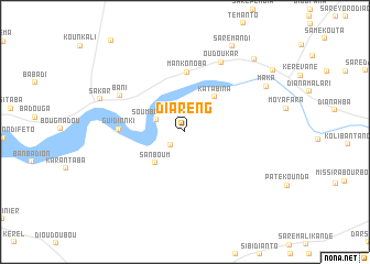 map of Diarèng