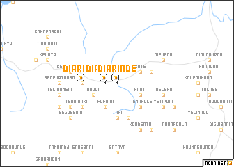 map of Diarindé