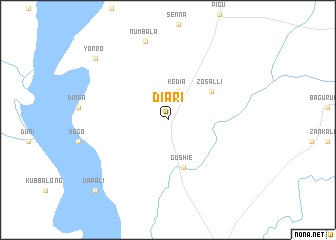 map of Diari