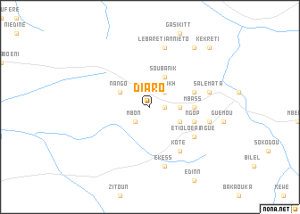 map of Diaro