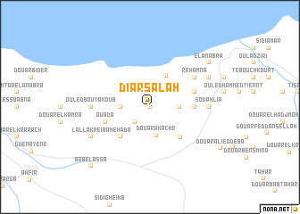 map of Diar Sâlah