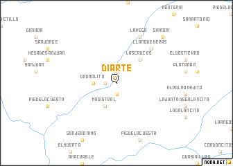 map of Diarte