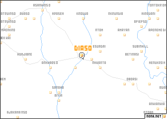 map of Diaso