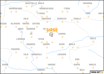 map of Diaso