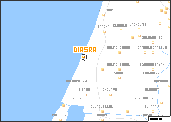 map of Diasra