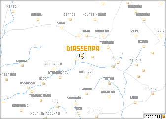 map of Diassenpa