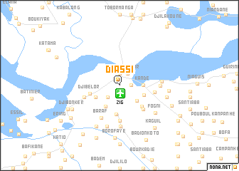 map of Diassi