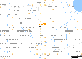 map of Diászó