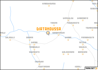 map of Diatamoussa
