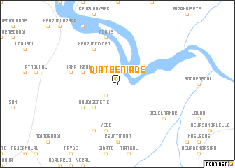 map of Diatbe Niadè