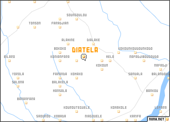 map of Diatéla
