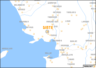 map of Diate